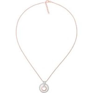 Orphelia ‘Azalea’ WoMens 925 Sterling Silver Chain with Pendant – Silver/Rose ZH-7095/1 – Silver & Rose Gold – One Size