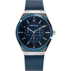 Orphelia Saffiano Mens Blue Watch OR72902 Stainless Steel – One Size