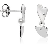 Orphelia WoMens 925 Sterling Silver Drop Earrings - ZO-5011 - One Size - Image 2