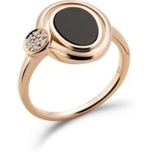 Orphelia WoMens 925 Sterling Silver Ring – Rose ZR-7470 – Size O 1/2
