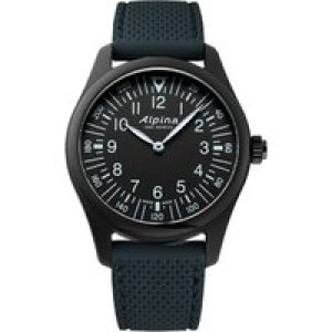 Alpina Startimerx Balance Mens Black Watch AL-187BLN4S6-BLK Rubber – One Size