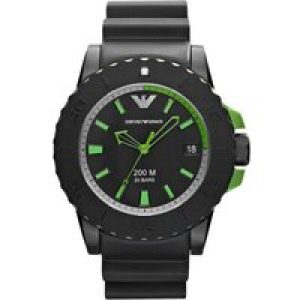 Armani Mens AR6102 Watch – Black – One Size