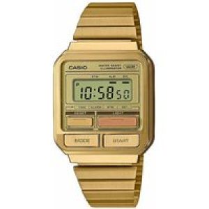 Casio Collection Vintage WoMens Gold Watch A120WEG-9AEF Stainless Steel (archived) – One Size