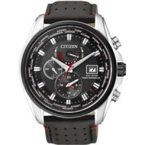 Citizen Mens Black Watch AT9036-08E Leather – One Size