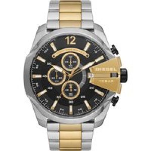 Diesel Mega Chief Mens Multicolour Watch DZ4581 Stainless Steel – One Size