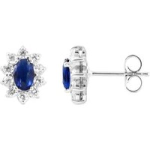 Diadema Womens – Earrings  Collection Crystal Pearl Silver Sterling – One Size