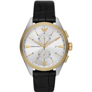 Emporio Armani Claudio Mens Black Watch AR11498 Leather (archived) – One Size