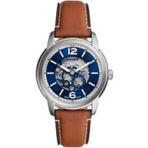 Fossil Heritage Mens Brown Watch ME3263 Leather (archived) – One Size