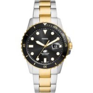 Fossil Blue Mens Multicolour Watch FS6031 Stainless Steel (archived) – One Size