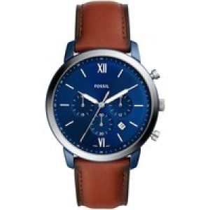Fossil Neutra Chrono Mens Brown Watch FS5791 Leather – One Size