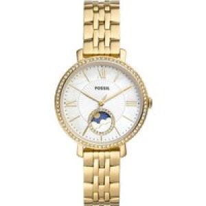 Fossil Jacqueline WoMens Gold Watch ES5167 Stainless Steel (archived) – One Size
