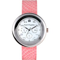 Hush Puppies Womens WATCH - Pink Leather - One Size - Image 2