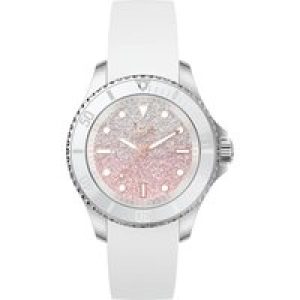 Ice-Watch Ice Watch Ice Steel – Lo White Pink WoMens 020371 Silicone – One Size