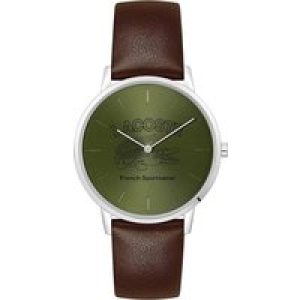 Lacoste Crocorigin Mens Green Watch 2011212 Leather (archived) – One Size