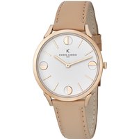 Pierre Cardin Pigalle Half Moon Unisex's Beige Watch CPI.2011 Leather - One Size - Image 2