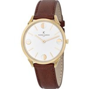 Pierre Cardin Pigalle Half Moon Unisex’s Brown Watch CPI.2012 Leather – One Size