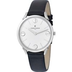 Pierre Cardin Pigalle Half Moon Unisex’s Black Watch CPI.2008 Leather – One Size