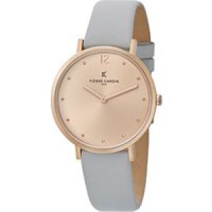 Pierre Cardin Belleville Simplicity WoMens Grey Watch CBV.1011 Leather – One Size