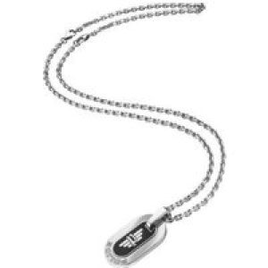 Police : “CIRCUIT” Pendant – Silver Leather – One Size