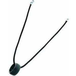 Police Unisex : Burnout Necklace – Silver Leather – One Size