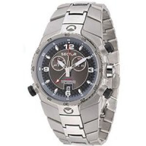 Sector Mens : Elegance Chrono Watch – Silver Stainless Steel – One Size