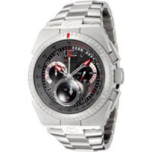 Sector Mens : M-ONE CHRONO GREY DIAL WATCH – Silver Stainless Steel – One Size