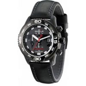 Sector : Mountain Adventure Mens Black Watch.. Leather – One Size