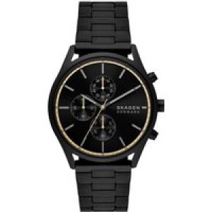 Skagen Holst Chronograph Mens Black Watch SKW6910 Stainless Steel (archived) – One Size