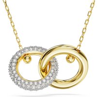 Swarovski 'Dextera' WoMens Gold Plated Metal Necklace - 5668820 Gold Tone - One Size - Image 2