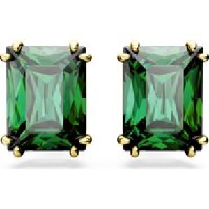 Swarovski ‘Matrix’ WoMens Gold Plated Metal Stud Earrings – 5677142 Gold Tone – One Size