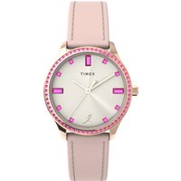 Timex Dress X Bcrf WoMens Pink Watch TW2V95700 Leather (archived) - One Size - Image 2