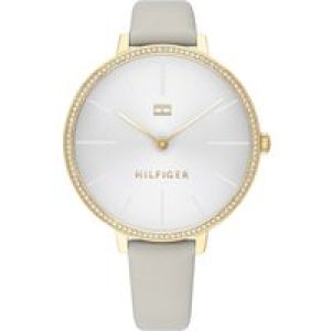 Tommy Hilfiger Kelly WoMens Grey Watch 1782110 Leather – One Size
