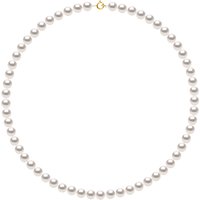 Diadema Womens - Necklace - True Japanese Akoya Cultured Pearl - Quality AA+ - White - Size 16.5 inches - Image 2