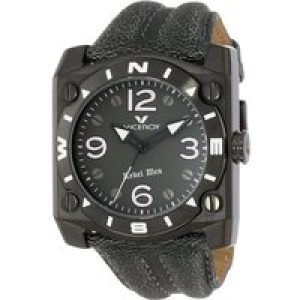 Viceroy : REBEL Mens Grey Watch.. Leather – One Size