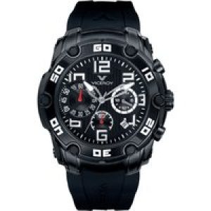 Viceroy Mens ; Watch – Black Rubber – One Size