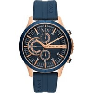 Armani Exchange Hampton Mens Blue Watch AX2440 Silicone – One Size