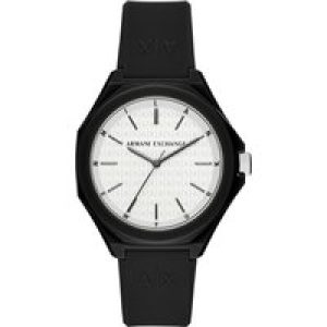 Armani Exchange Andrea Mens Black Watch AX4600 Silicone – One Size