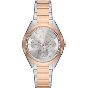 Armani Exchange Lady Giacomo WoMens Multicolour Watch AX5655 Stainless Steel – One Size