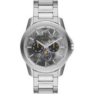 Armani Exchange Banks Mens Silver Watch AX1736 Stainless Steel (archived) – One Size