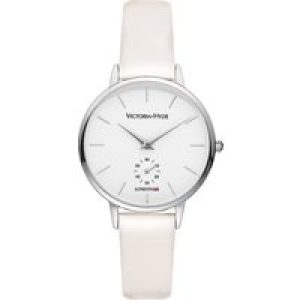 Victoria Hyde London Luxury WoMens Watch with Second Hand Design – White Stainless Steel – One Size