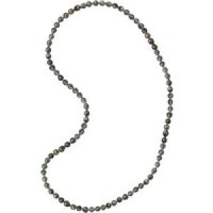 Diadema Womens – Necklace – Real Tahitian Pearls – Rainbow – Black – One Size