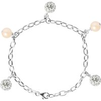 Diadema Womens - Bracelet Freshwater Pearls - Love Jewelry Collection Silver Sterling - One Size - Image 2