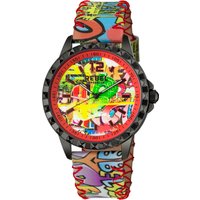 Rebel Womens Dumbo Coral Dial Leather Watch - One Size - Image 2