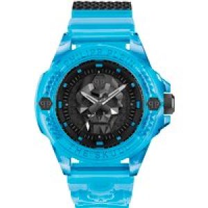 Philipp Plein The $kull Scuba Duba Edition Mens Blue Watch PWWAA0724 – One Size