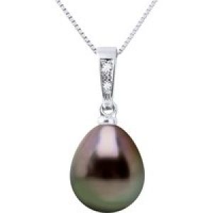 Diadema Womens – Pendant – Diamonds – Tahitian Pearl – White Gold – Natural – One Size