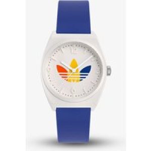 Adidas Unisex Project Two GRFX White & Blue Logo Watch AOST240702I