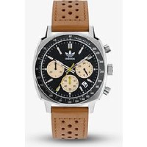 Adidas Unisex Master Originals One Chronograph Black & Tan Watch AOFH235762I