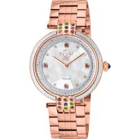 Gv2 WoMens Matera 12805B Swiss Quartz Diamond White MOP Dial Watch - Rose Gold - One Size - Image 2