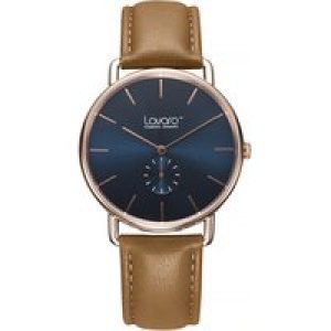 Victoria Hyde London Mens Lavaro LA60003 Serie Quartz Watches For Men – Brown Leather – One Size