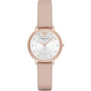 Emporio Armani Kappa WoMens Beige Watch AR2510 Leather (archived) – One Size
